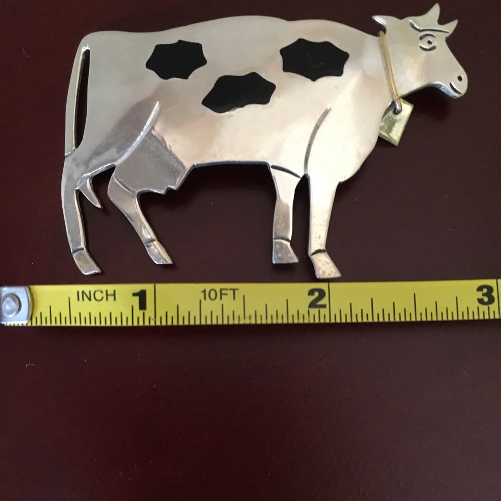 S/S Cow pin/pendant